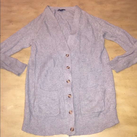 GAP Sweaters - GAP Gray Button Down Cardigan